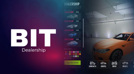 DEALERSHIP SYSTEM FiveM | BIT Scripts | FiveM Scripts | Tebex