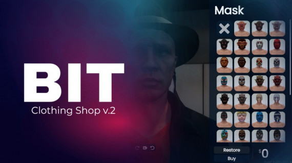 CLOTHING SHOP V.2 SYSTEM FiveM | BIT Scripts | FiveM Scripts | Tebex