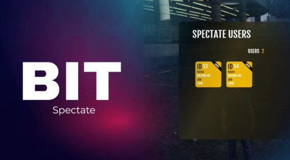 SPECTATE SYSTEM FiveM | BIT Scripts | FiveM Scripts | Tebex