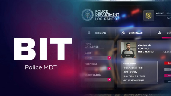 POLICE MDT SYSTEM FiveM | BIT Scripts | FiveM Scripts | Tebex