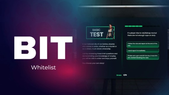 WHITELIST | BIT Scripts | FiveM Scripts | Tebex